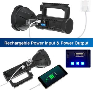 <span class=keywords><strong>Linterna</strong></span> recargable de <span class=keywords><strong>90000</strong></span> <span class=keywords><strong>lúmenes</strong></span>, reflector <span class=keywords><strong>Led</strong></span> resistente al agua, 4 modos, foco de mano con trípode para emergencia de trabajo - Product Image 2