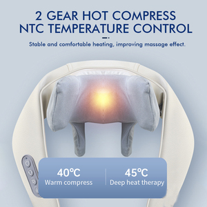 2026 Deep Pain Relief Heat Function 4D Deep Tissue Kneading Cordless Massager Heat Neck Massager - Product Image 1