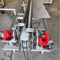Machine intégrée de découpe et de rainurage de panneaux en aluminium et plastique de haute précision, scies électriques