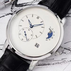 Montre de luxe pour homme, entièrement automatique, en acier inoxydable, avec design personnalisé haut de gamme, bracelet en acrylique, cadran en verre enduit, boîtier - Product Image 2