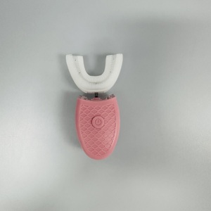 Cepillo de dientes eléctrico para niños, automático, recargable, sónico, manos libres, limpieza de 360 ​​grados, en forma de U, IPX7, suave, 3 modos, blanqueamiento dental - Product Image 6