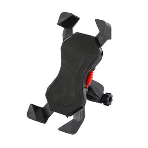 Support de téléphone pour vélo à quatre griffes, noir, rotatif, pour la conduite, support en résine plastique - Product Image 1