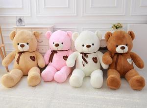 Nastro marrone <span class=keywords><strong>cuore</strong></span> di san valentino <span class=keywords><strong>peluche</strong></span> di orsacchiotto di <span class=keywords><strong>peluche</strong></span> <span class=keywords><strong>ti</strong></span> <span class=keywords><strong>amo</strong></span> orso di <span class=keywords><strong>peluche</strong></span> bambola di <span class=keywords><strong>peluche</strong></span> personalizzato enorme cuscino di orsacchiotto gigante - Product Image 5