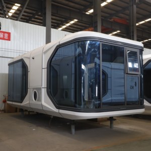 Casas Contenedor de Acero Modernas e Impermeables, Tipo Cápsula Apple de Lujo, Entrega Rápida en 30 Días, Directo de Fábrica, para Hoteles <span class=keywords><strong>Boutique</strong></span> - Product Image 1