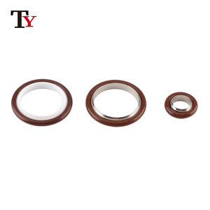 Thép không gỉ <span class=keywords><strong>Tri</strong></span> kẹp chân không Gasket con dấu dầu tập trung Vòng phụ kiện nhôm mặt bích với trung tâm niêm phong O <span class=keywords><strong>Ring</strong></span> - Product Image 2