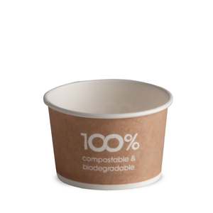 Tazza di carta compostabile per gelato e Yogurt 4 cm x diametro 6.42 cm - Product Image 1