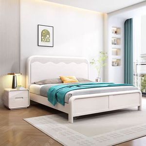 Ensemble de meubles modernes pour <span class=keywords><strong>chambre</strong></span> à coucher complète pour adultes lit double avec rangement pour la maison cadre de lit en bois au design simple pour <span class=keywords><strong>chambre</strong></span> à coucher - Product Image 4