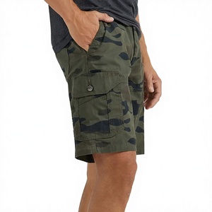 Pantalones Cortos Cargo para Hombre al por Mayor, 100% Algodón Transpirable, con Cordón Ajustable, Bajo Deshilachado, Ajuste Holgado y Bolsillos Extendidos - Product Image 3