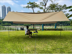 Camping en plein air imperméable pare-soleil mouche de pluie tente abri hamac bâche hamac hamac mouche de pluie <span class=keywords><strong>3x3</strong></span> 3x4 3x5 quantité minimale de commande - Product Image 4