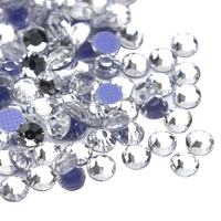 Strass thermocollants noir jais, cristaux de verre super brillants pour embellissement de vestes en jean style gothique streetwear, design Bling Pro