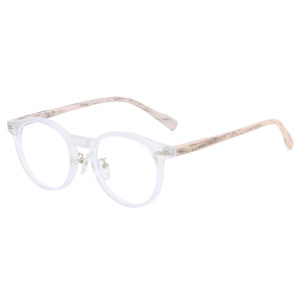 Lunettes de vue légères de style 2026, vintage, anti-lumière bleue, montures rondes de créateur, lunettes <span class=keywords><strong>en</strong></span> <span class=keywords><strong>bois</strong></span> grainé - Product Image 4