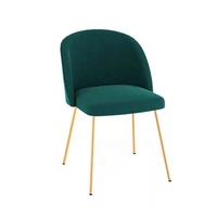 Ensemble de mobilier de restaurant commercial économique : banquette, chaises et canapé en velours moderne pour café
