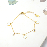 Bijoux à la mode 2024 Logo personnalisé gravé bijoux pièce Bracelet Bracelet à breloques anneaux de mariage Couple ensemble fille femmes