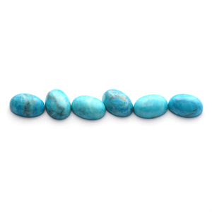 Wholesale 10x14mm Oval Natural <strong>Stone</strong> Cabochon Turquoise <strong>Blue</strong> Loose Gemstones Customized Natural Dyeing <strong>Blue</strong> Target Audience - Product Image 3