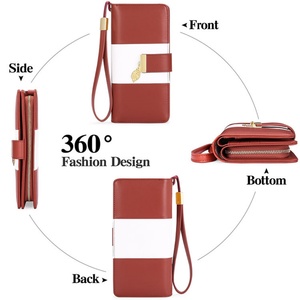 New Arrival Ladies PU Leather <b>Wallet</b> Fashion Business Card <b>Holder</b> for Women - Product Image 6