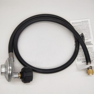 Propane Regulator Hose 4 Ft For Portable Camping <b>Stove</b> With 1 Lb Tank Connector Aluminum Construction - Product Image 3