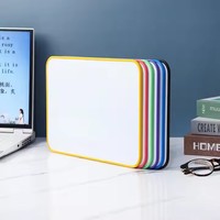 Tableau blanc portable A4 personnalisé en plastique, petit format, effaçable à sec, pour enfants, écriture et dessin, directement de l'usine