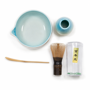 Ensemble de <span class=keywords><strong>matcha</strong></span> en céramique bleu dégradé de luxe, kit personnalisé, ensemble cadeau de <span class=keywords><strong>matcha</strong></span> pour les vendeurs en ligne - Product Image 1
