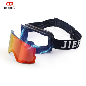 Lunettes de <span class=keywords><strong>ski</strong></span> personnalisées avec logo, fournisseur OEM, lentilles magnétiques interchangeables pour enfants, jeunes et adultes - Product Image 4