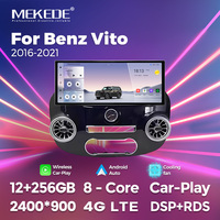 MEKEDE Android 8core 7870 12 + 256GB écran de 12.3 pouces autoradio lecteur multimédia automatique pour Benz Vito 2016-2021