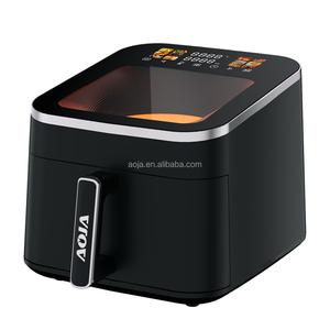 Friteuse à air et four grille-pain AOJA grande capacité 10L avec écran couleur, 1700W, sans lame, en acier inoxydable, carré, électrique, pour la maison - Product Image 4