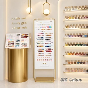 Lot de vernis à ongles en gel Ladai en gros, 158/188/168/218/368 couleurs, gel UV à retirer par trempage, présentoir de nuancier de couleurs pour salon de manucure - Product Image 4