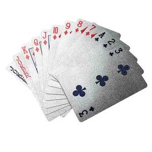 Pabrik Kartu Poker Boxiao Profesional OEM, Pesanan Grosir Berlapis, Acara Promosi, Tahan Air, Permainan PVC, Foil Emas Perak - Product Image 1