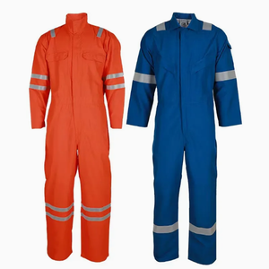 Hi VIS bảo hộ lao động làm việc đồng phục thợ điện tùy chỉnh Overalls làm việc quần áo cho nam giới phù hợp với Coverall - Product Image 3