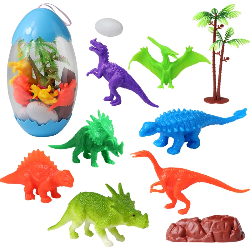 Hot Sale Dinosaurier Modelle Eier Kinder pädagogische Kinderspiel zeug mit Plastik Ei