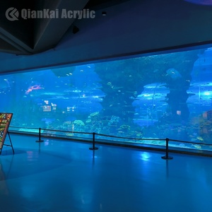 Piscine et zone terrestre en acrylique à température contrôlée de luxe moderne pour les expositions d'aquariums - Product Image 2