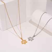 Collier personnalisé pour couple avec gravure au laser, pendentif patte de chat ajouré en acier inoxydable