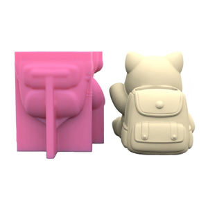 <span class=keywords><strong>3D</strong></span> facile <span class=keywords><strong>à</strong></span> utiliser, drôle de chat transportant un joli sac, moule en silicone pour bricolage, ciment, résine, mousse, <span class=keywords><strong>pot</strong></span> de fleurs succulentes - Product Image 4