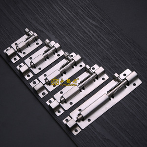 Stainless Steel <b>Door</b> Latch 2 3 4 5 6 Inch Surface Mounted Anti Theft Wooden <b>Door</b> <b>Hardware</b> Small Square Pin <b>Lock</b> - Product Image 1