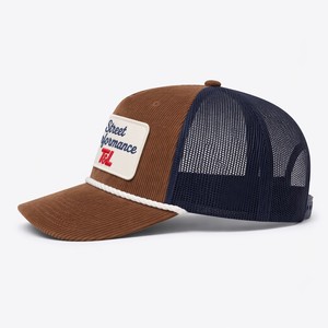 Wholesale Custom Applique Embroidery 5 Panel Camp <b>Cap</b> <b>Vintage</b> Corduroy Gorras Hat Manufacturer Screen Printed Sports Outdoor - Product Image 4
