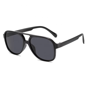 Gafas de Sol de Piloto de Moda 2025, Regalo Promocional, Gafas de Sol Vintage para Mujer con Doble Puente y Lentes Amarillas, Gafas de Aviador - Product Image 2