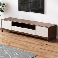 Juego de Mesa de Centro y Mueble para TV de Madera Moderna para Sala de Estar, Diseño Ecológico, Construcción Duradera, Personalizable para Dormitorio, Comedor, Hotel