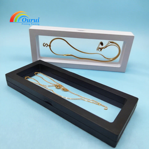 Caja de Plástico para Reloj con Ventana Transparente, Directo de Fábrica, Caja para Collar Largo con Ventana Transparente, Caja de Exhibición para Reloj Largo con Ventana Transparente - Product Image 2