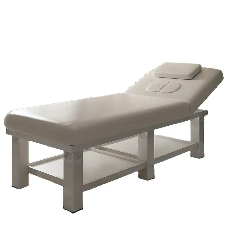 Mobilier de salon spa Lit de massage Beauté Couleur personnalisée Tables et lit de massage facial