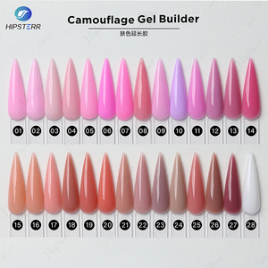 Nuovo arrivo Long Lasting Milky Building Gel Polish UV Hard Gel smalto per <span class=keywords><strong>unghie</strong></span> High Pigment acrilico Builder Nail Art Manicure Set - Product Image 2