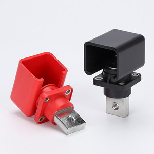 Bloc de bornes de batterie carré en cuivre 400A 200A 120A 100A pour montage sur panneau, connecteurs de stockage d'énergie au lithium ESS, bloc de jonction - Product Image 2