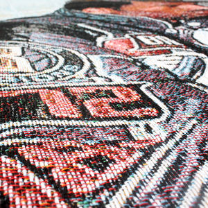 بطانية قابلة للارتداء مصنوعة من مزيج القطن والبوليستر المحبوك على الطراز الأمريكي، متوفرة بالجملة، مناسبة للاستخدام الخارجي، مع غطاء للرأس - Product Image 4