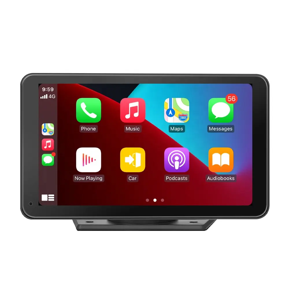Jmance-Autoradio Carplay sans fil Android, lecteur multimédia stéréo de voiture intelligent, 7 pouces, écran tactile, GPS, BT, FM