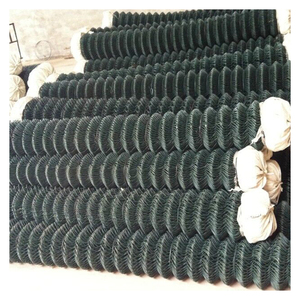 <strong>Cyclone</strong> <strong>Wire</strong> Pvc Coated Tennis Court Black Chain Link Fence Galvanized Grillage Pour Cloture Rouleau Philippines