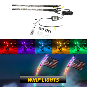 ไฟเสาธง LED AUXITO 2x 3 ฟุต พร้อมรีโมทคอนโทรล สำหรับรถกระบะ ฟอร์ด ATV - Product Image 1