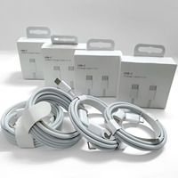 Câble de charge rapide USB-C d'origine pour Apple iPhone Air 17 16 15 Pro Max Plus PD 60W USB-C, câble de charge et de données tressé, accessoires