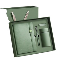 Carnet de notes en lin en cuir PU pour journal de voyage bloc-notes personnalisé avec planificateur de tasses à vide coffret cadeau pour journal d'étudiant et carnet de notes à stylo
