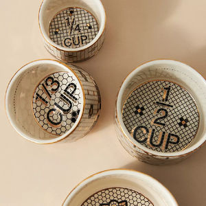 Tasses à mesurer en céramique personnalisées avec logo de luxe, accessoires de pâtisserie pour café, maison, restaurant - Product Image 2