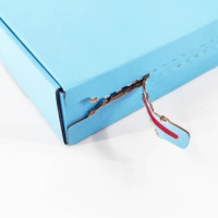 Boîtes personnalisées avec logo pliable tissu stockage déchirure bande Kraft ondulé expédition boîte d'emballage vêtements
