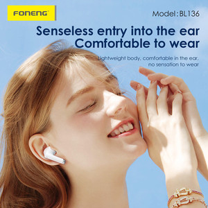 Auriculares Inalámbricos Foneng BL36 con Banda para el Cuello, Bluetooth 5.3, Auriculares Deportivos Magnéticos con Aislamiento de Ruido y Micrófono - Product Image 6