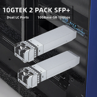 Module émetteur-récepteur optique 10G SFP+ SR 850nm 300m MMF double LC 10GBASE-SR compatible E10GSFPSR